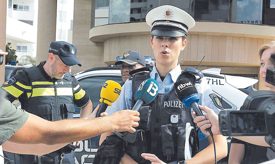 La policía alemana Alexandra.