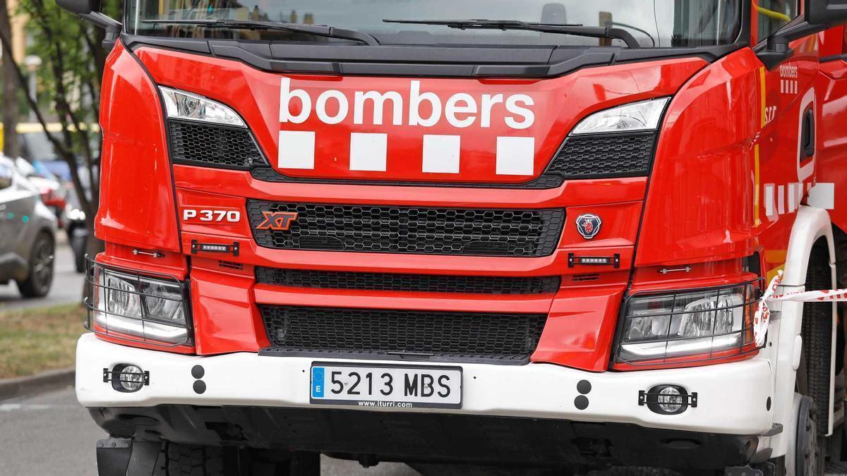 Imatge d'arxiu d'un camió de Bombers.