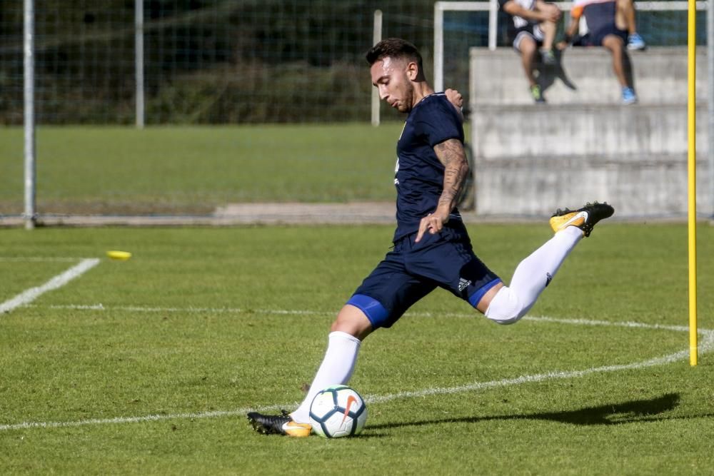 Entrenamiento del Real Oviedo.