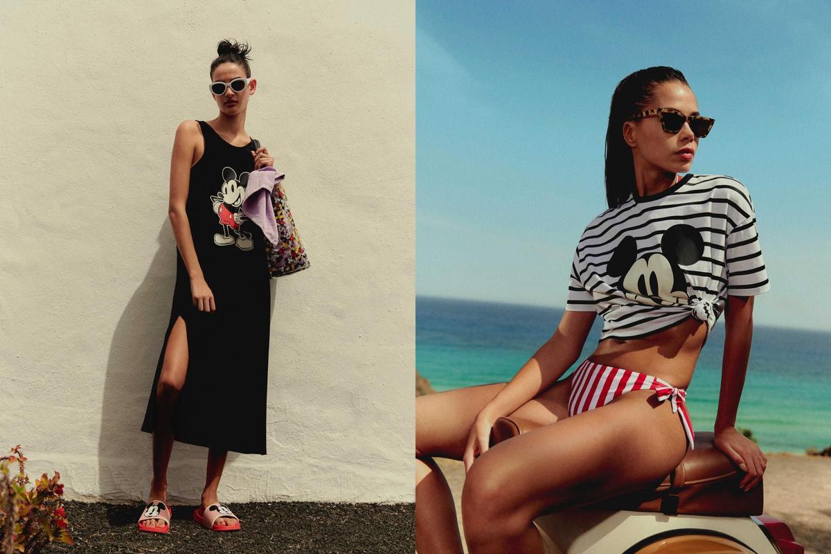 01 LEFTIES SWIMWEAR WOMAN COLLECTION SS23 COLLABS MICKEY