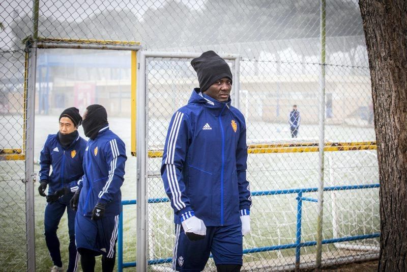 Entrenamiento del 13 de enero del Real Zaragoza