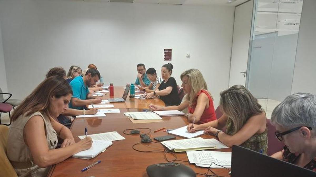 Mesa sectorial celebrada este miércoles en el departamento de Educación, Ciencia y Universidade