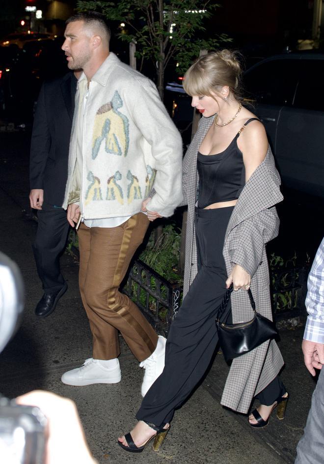 Taylor Swift y Travis Kelce en Nueva York