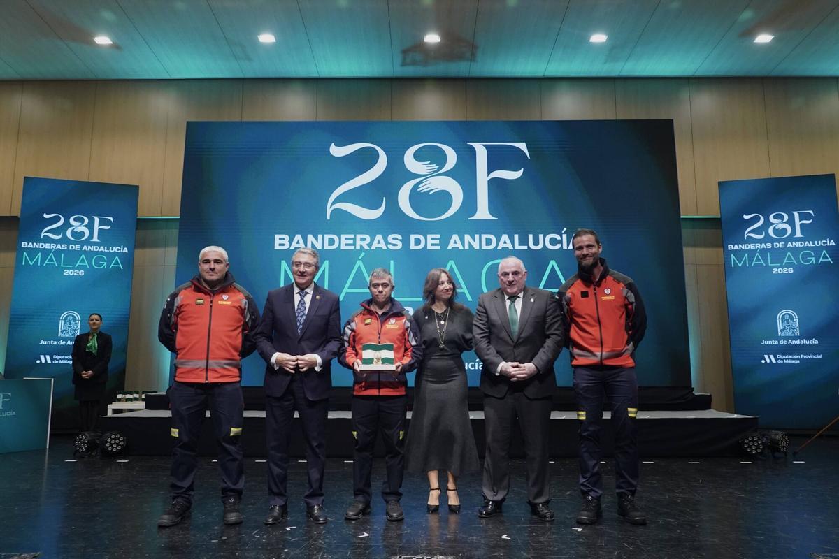 Málaga entrega las Banderas de Andalucía en la provincia este 2026