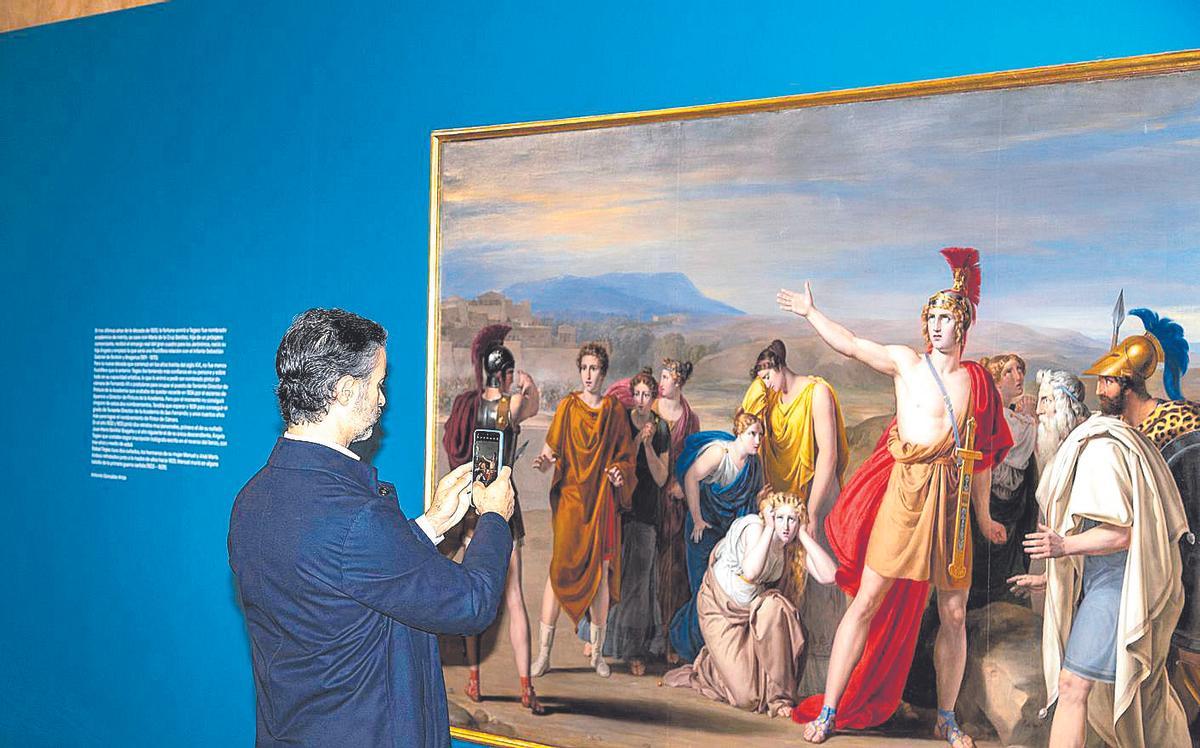 Inauguración de la exposición ‘El Siglo de Tegeo’, que permanecerá abierta hasta el próximo mes de febrero.