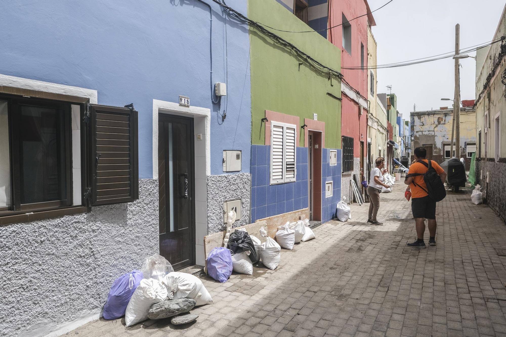 Consecuencias del temporal de mar en San Cristóbal