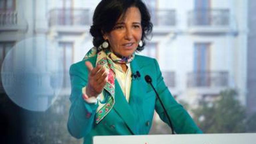 Ana Botín, presidenta del Banco Santander. | Lne