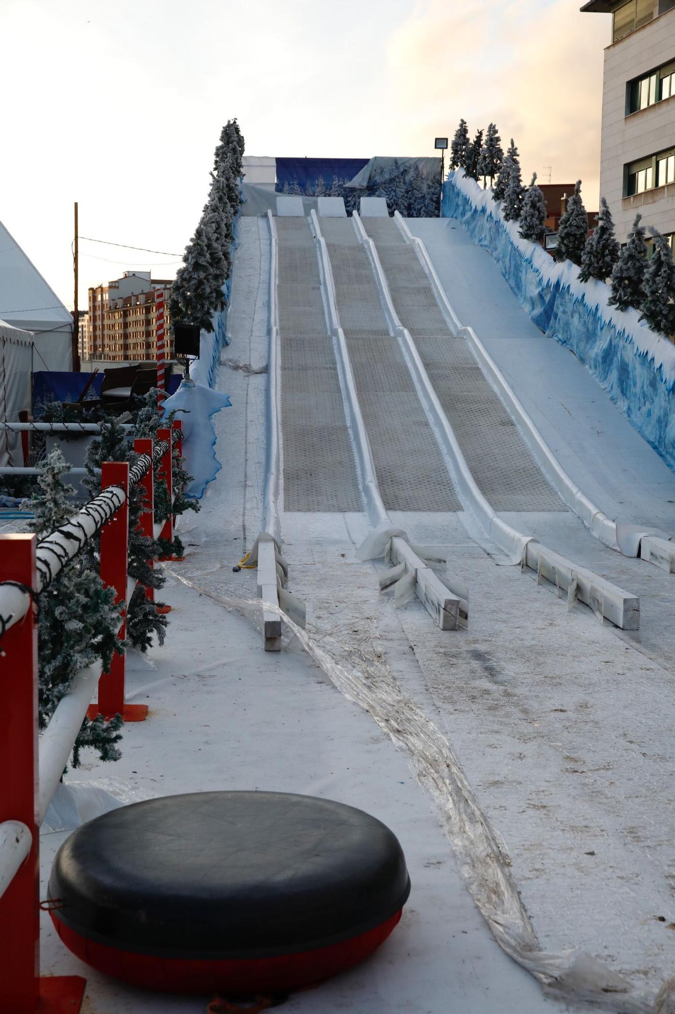 Así serán la pista de hielo y las atracciones del "solarón" que mantendrán los precios