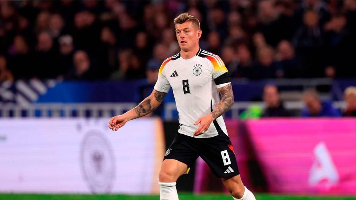 Toni Kroos, con la camiseta de Alemania.