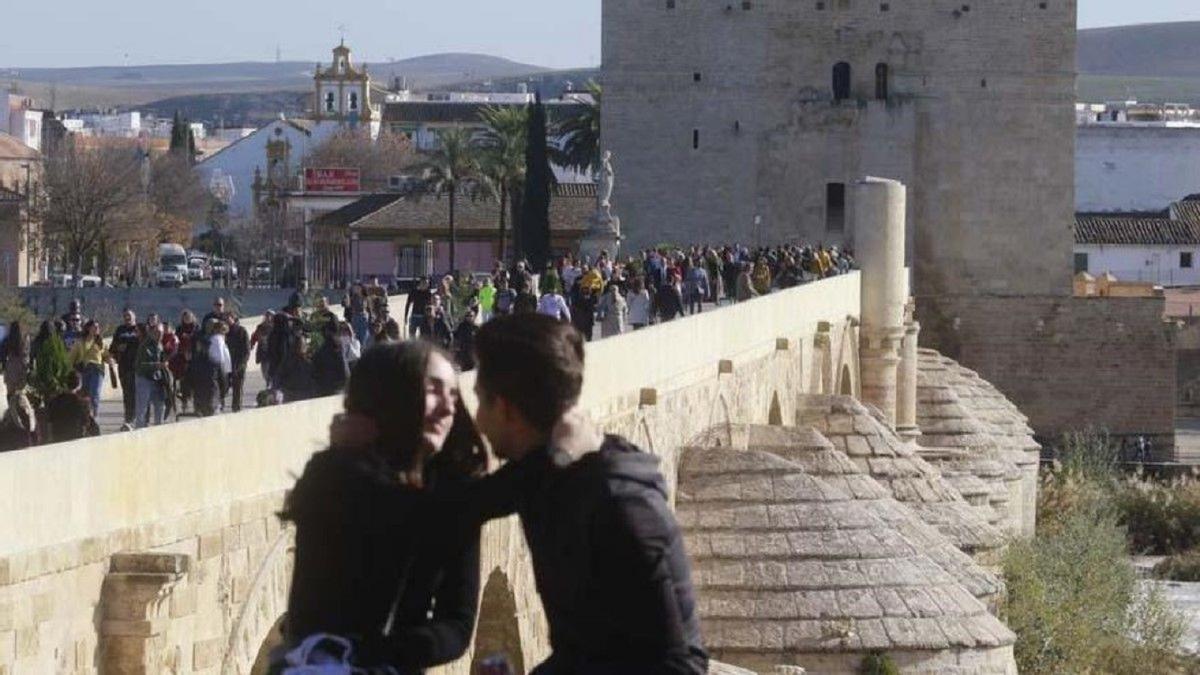 Vistas de turistas en Córdoba en el mes de febrero.