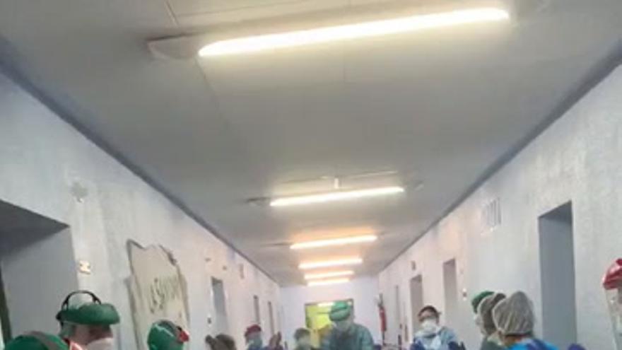 Primer paciente dado de alta con coronavirus en el Hospital Virgen de la Montaña de Cáceres
