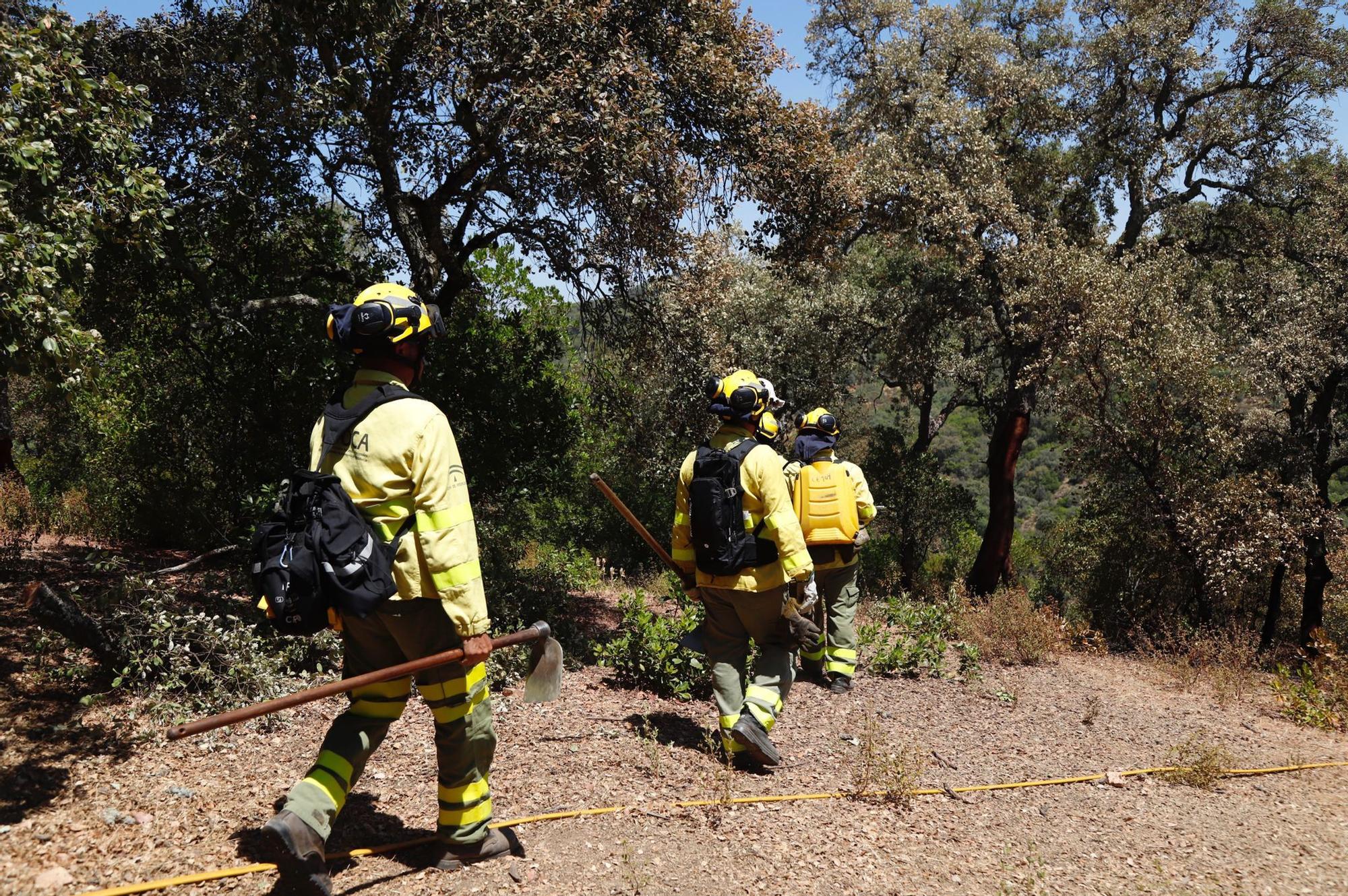 El Lagar de la Cruz, día uno tras el incendio