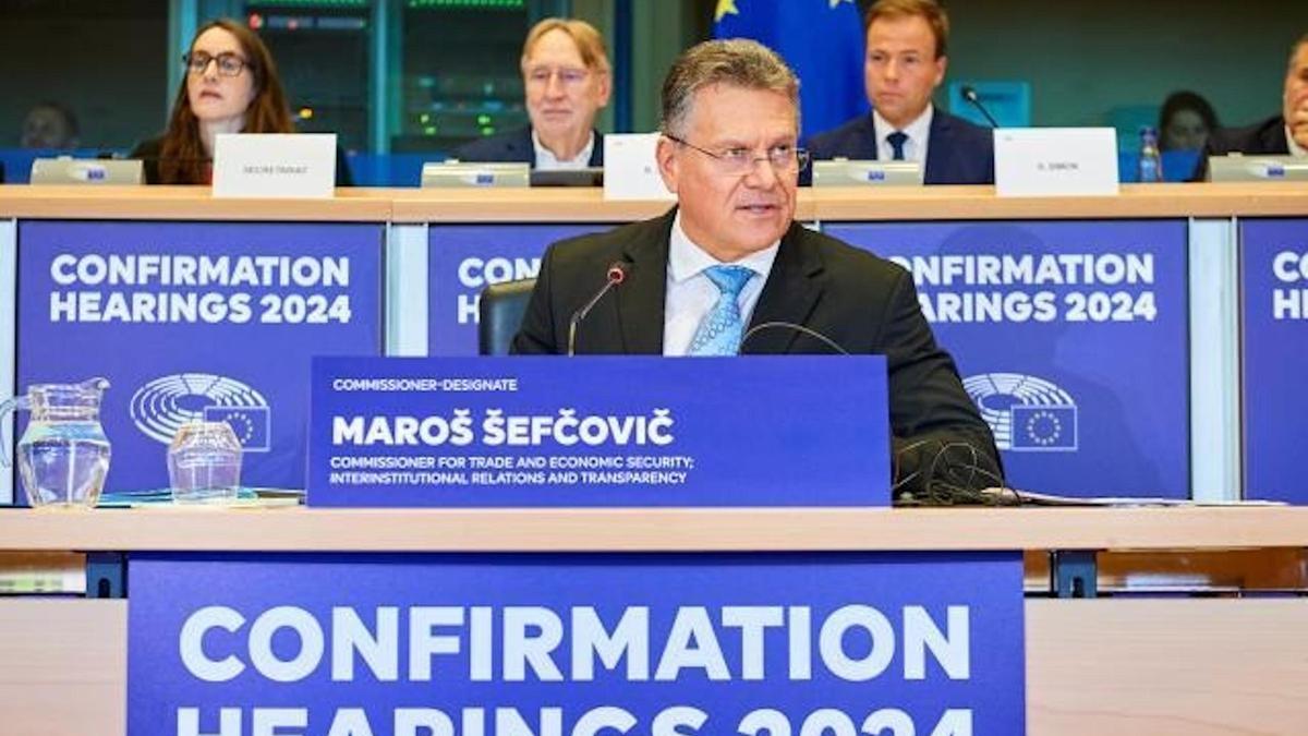The future commissioner for economic security promises to defend free trade but not at all costs
