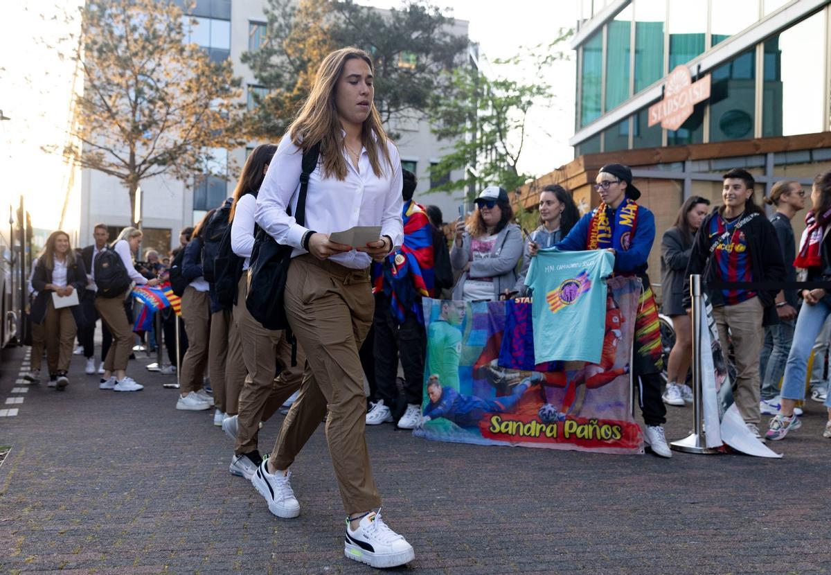 Así fue la llegada a Eindhoven del FC Barcelona