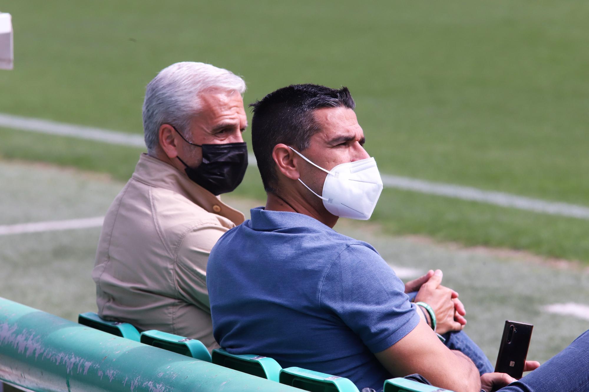 Primer entrenamiento de Germán Crespo como entrenador del Córdoba CF