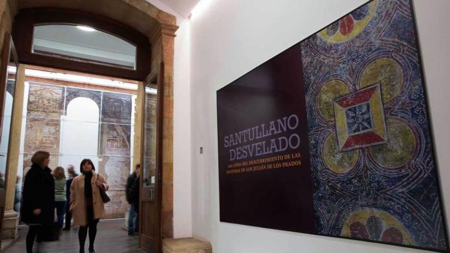 Entrada a la exposición &quot;Santullano desvelado&quot; en la sede del Ridea.