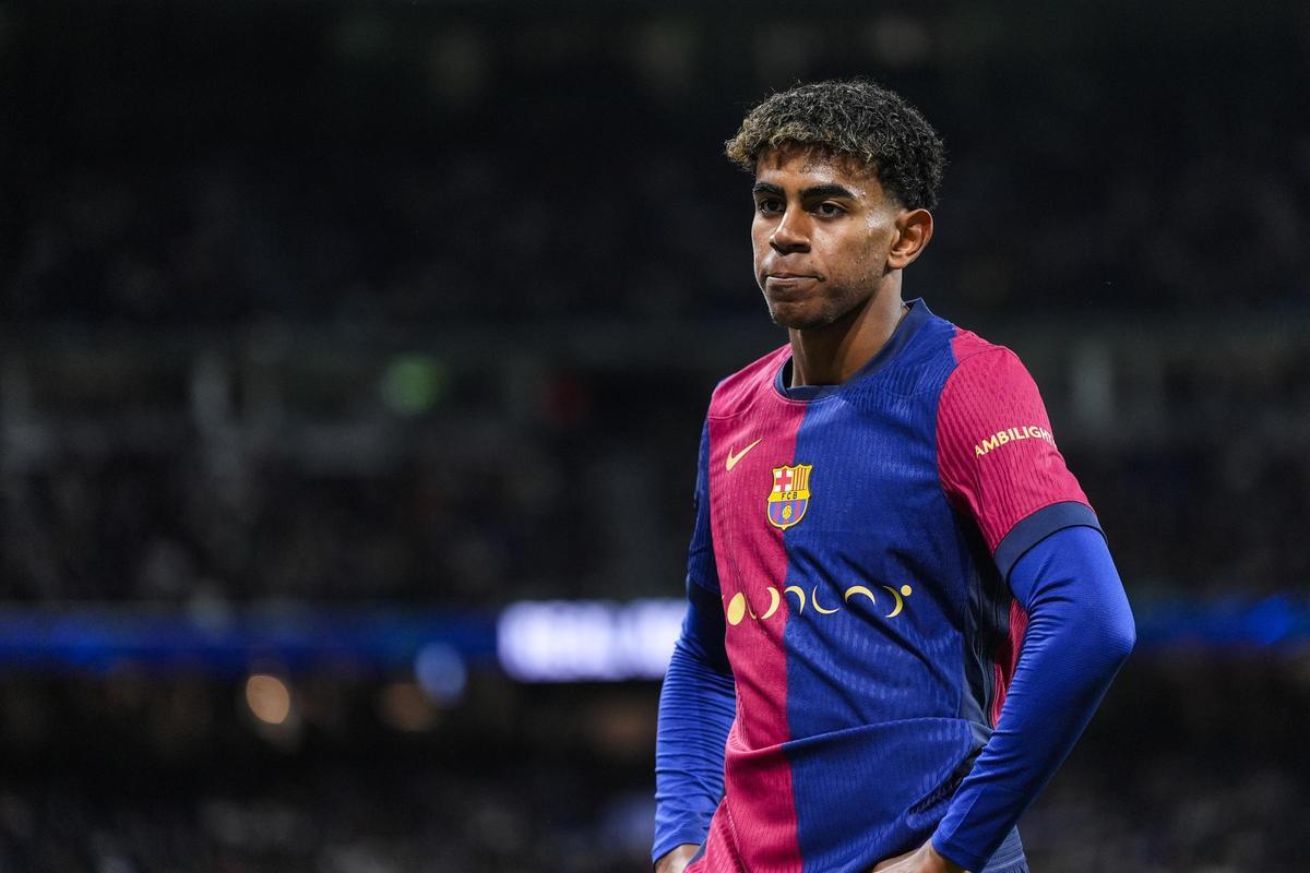 Lamine Yamal, durant el Clàssic