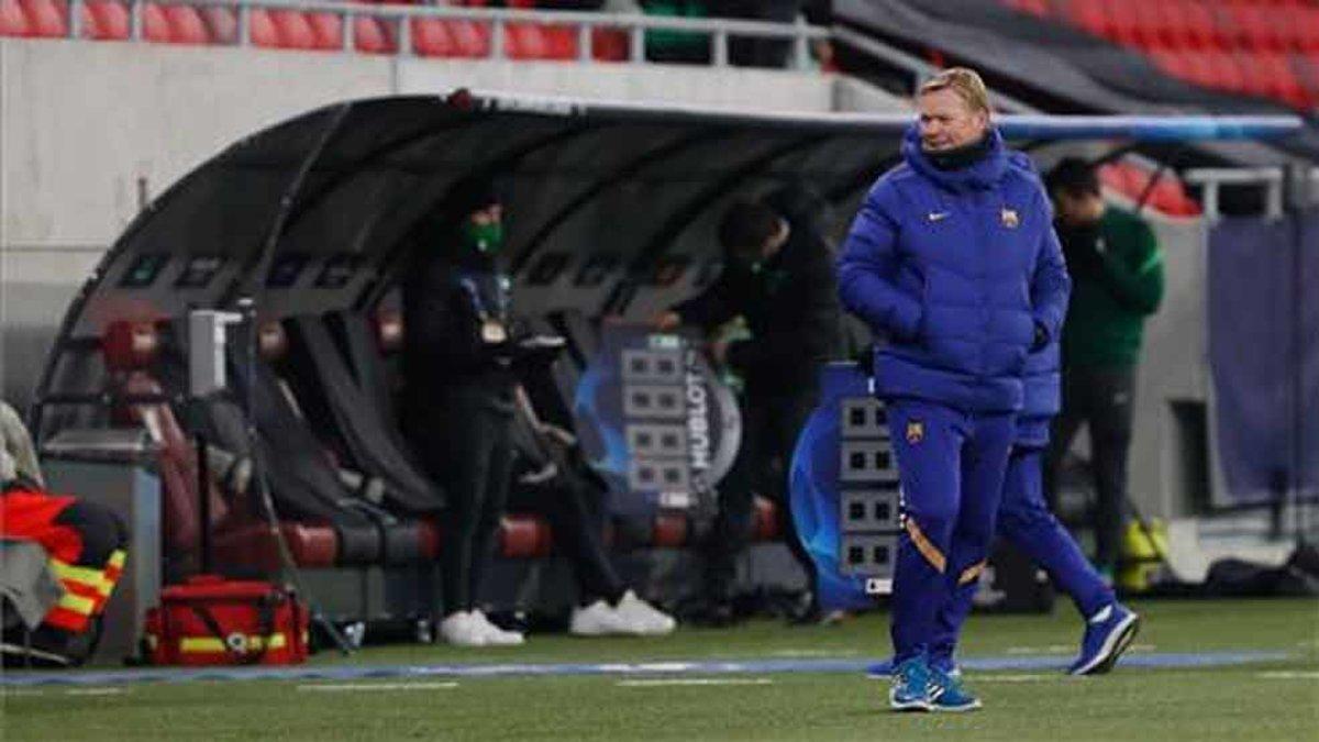 Koeman, en el Ferencvaros-Barça