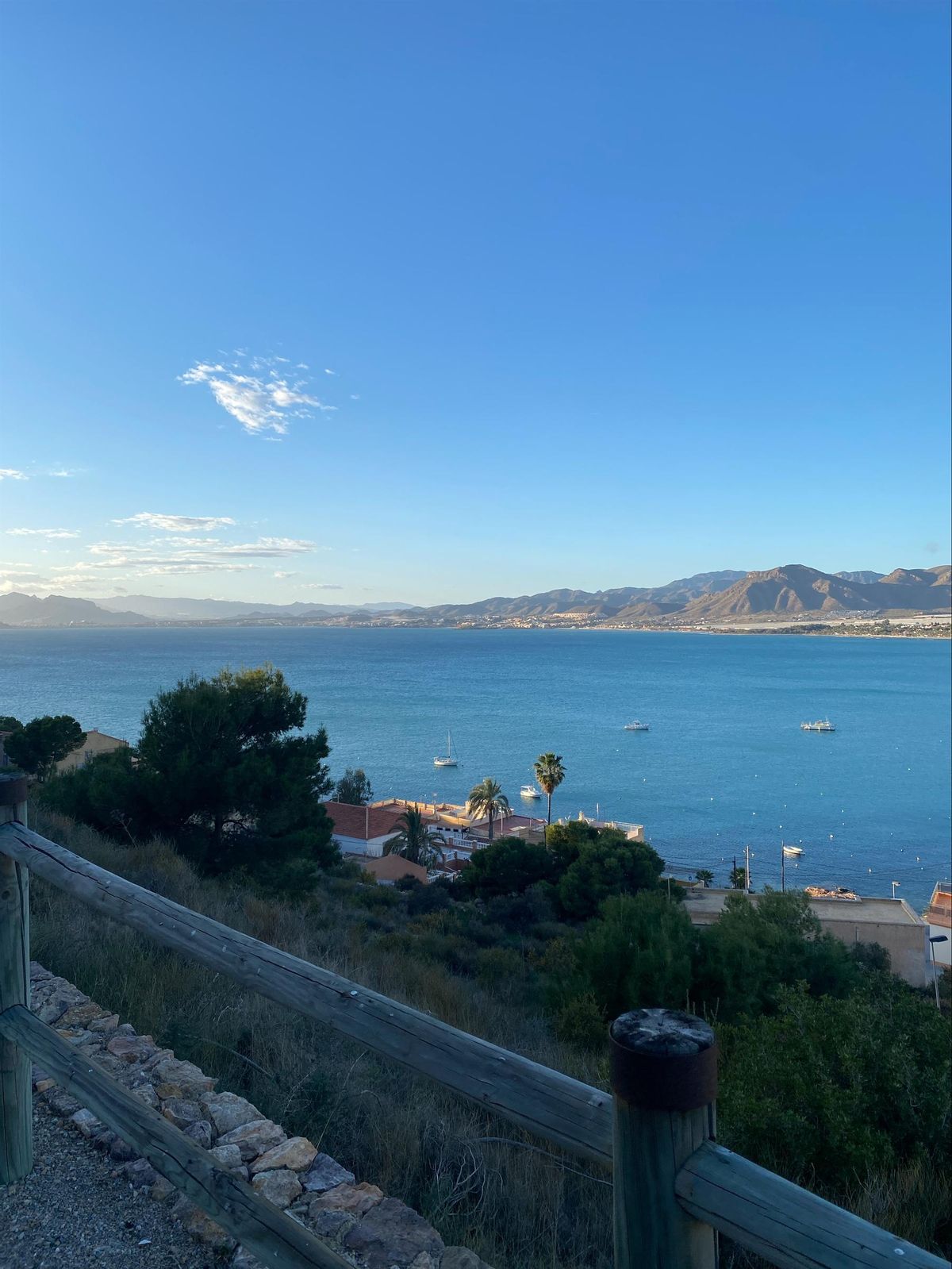 Vistas desde la Torre de Santa Elena, en Cartagena