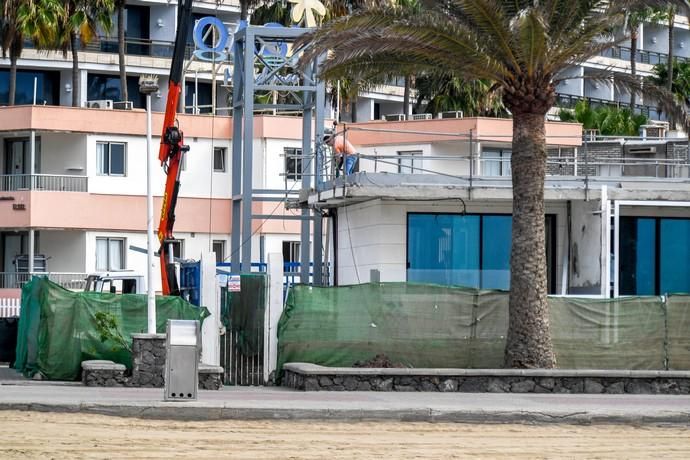 OBRAS ILEGALES CERCA DE LA CHARCA DE MASPALOMAS