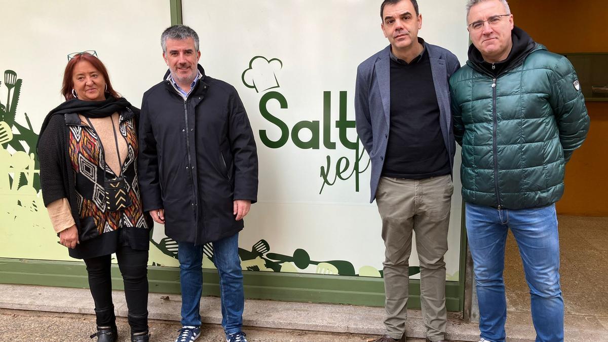 La presentació del conveni entre l'Ajuntament de Salt i l’Escola d’Hostaleria de Girona.