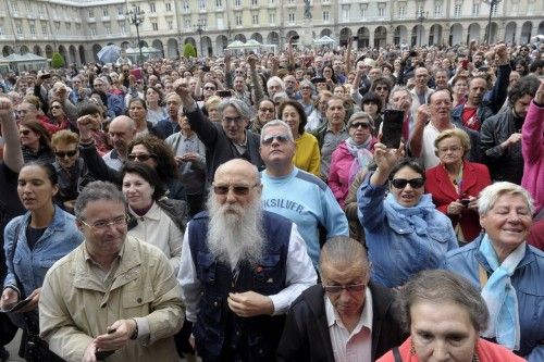 Acto popular en María Pita