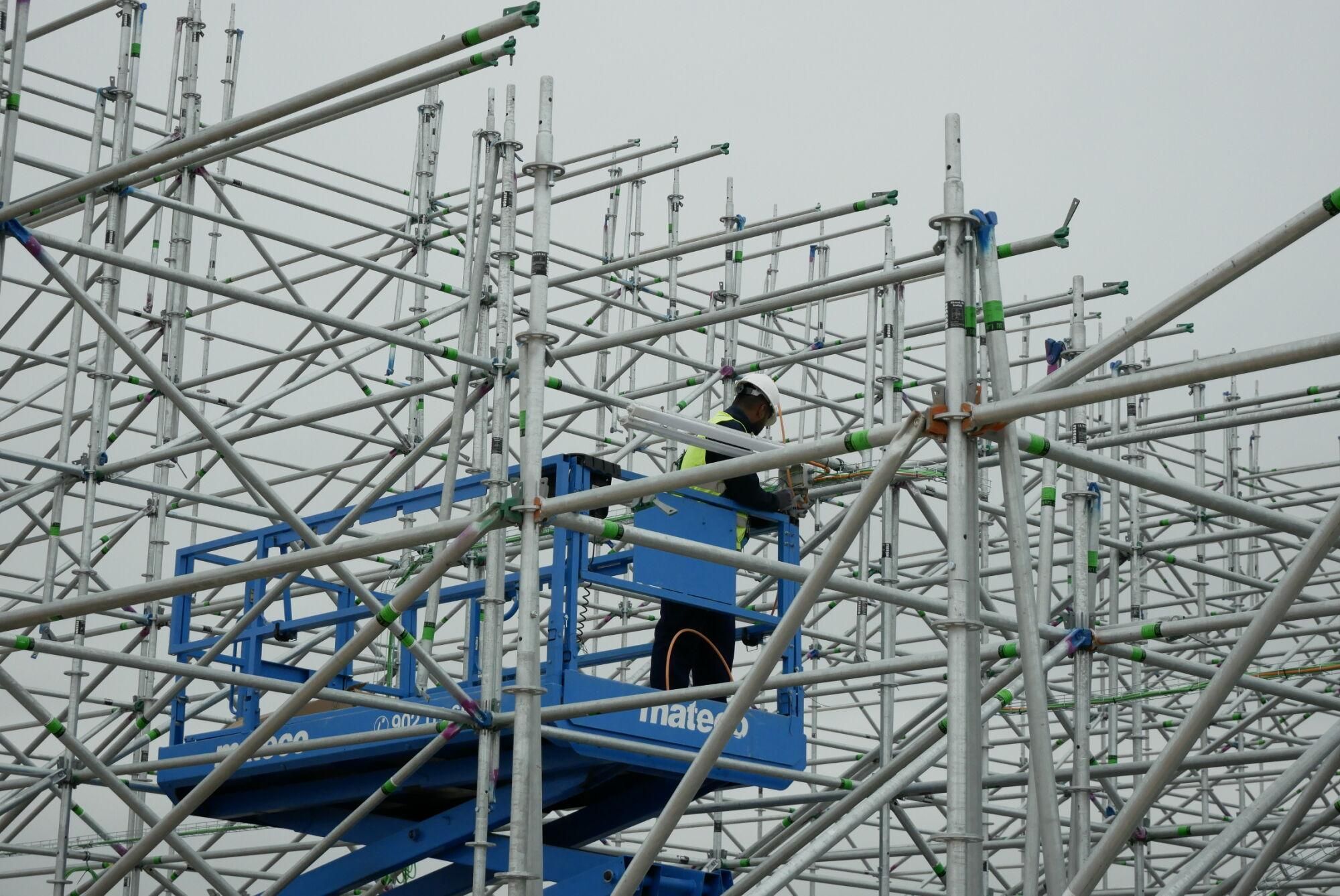 En imágenes | Así ha sido la construcción de la 'mini Romareda' 