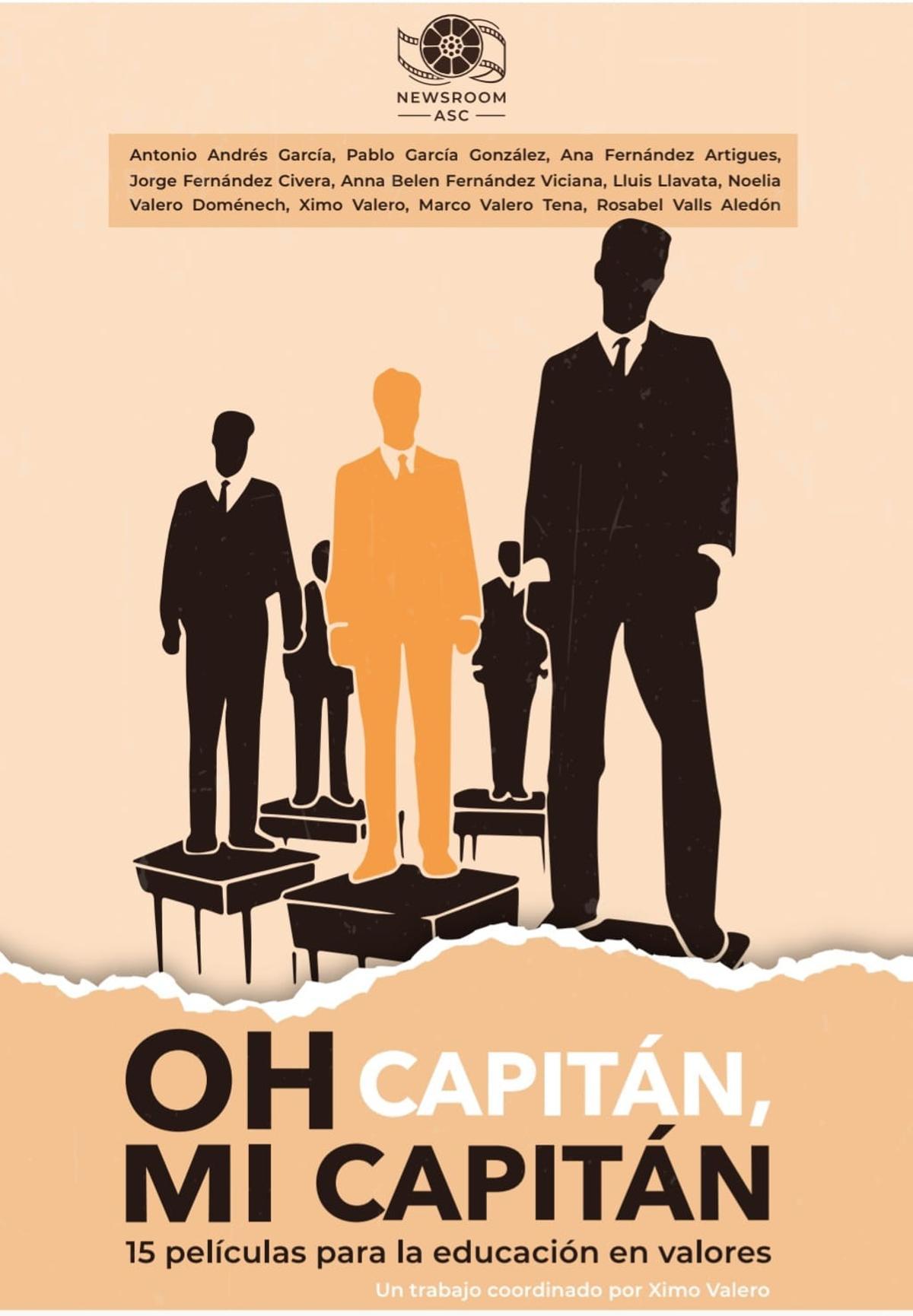 La portada dle libro ¡Oh capitán, mi capitán!