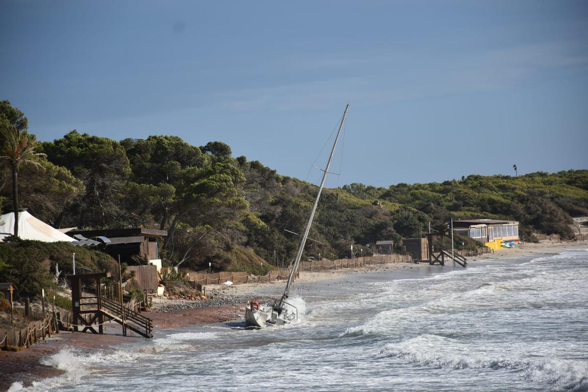 Temporal en ses Salines de Ibiza Temporal en ses Salines de Ibiza