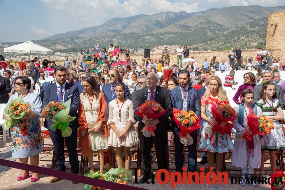 Ofrenda de flores en Caravaca