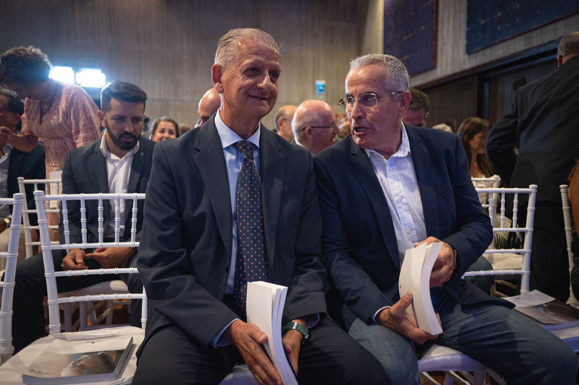 Acto de homenaje al expresidente de Canarias, Adán Martín, cuando se cumplen 15 años de su fallecimiento