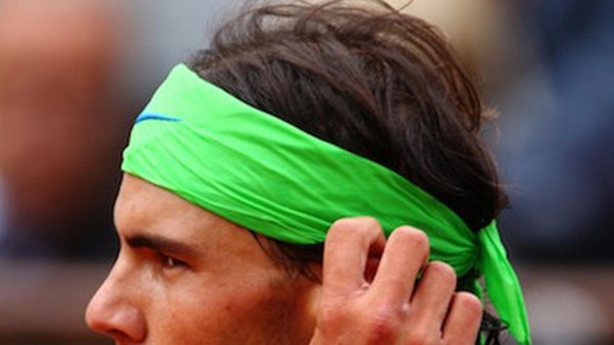 En la imagen, Rafa Nadal el septiembre pasado con el reloj que le fue robado