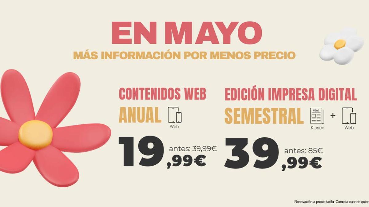 Suscríbete con descuentos irrecusables y no te pierdas nada