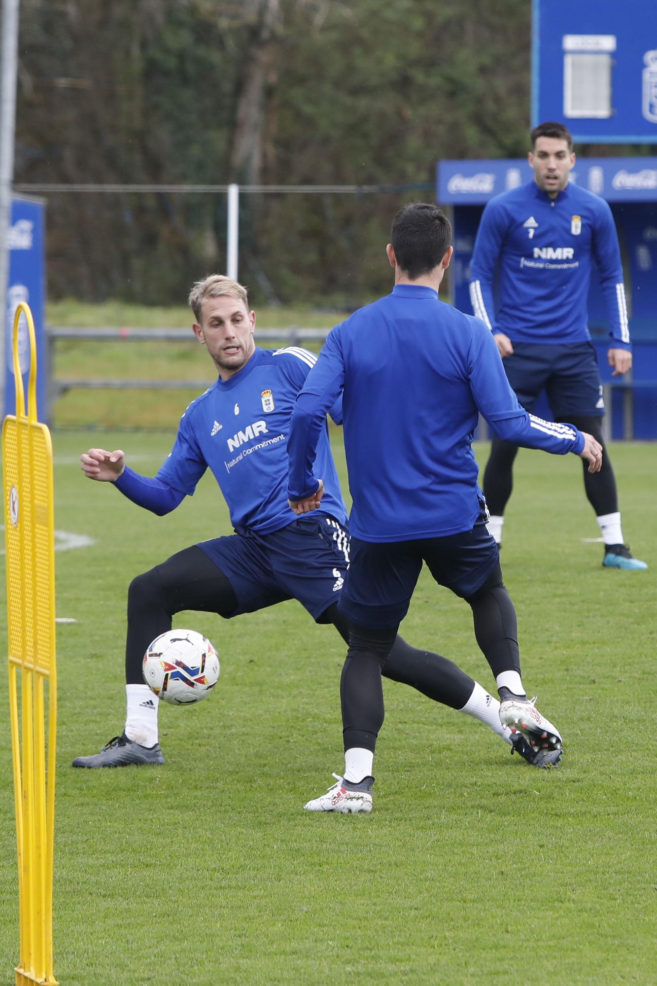 El entrenamiento del Oviedo