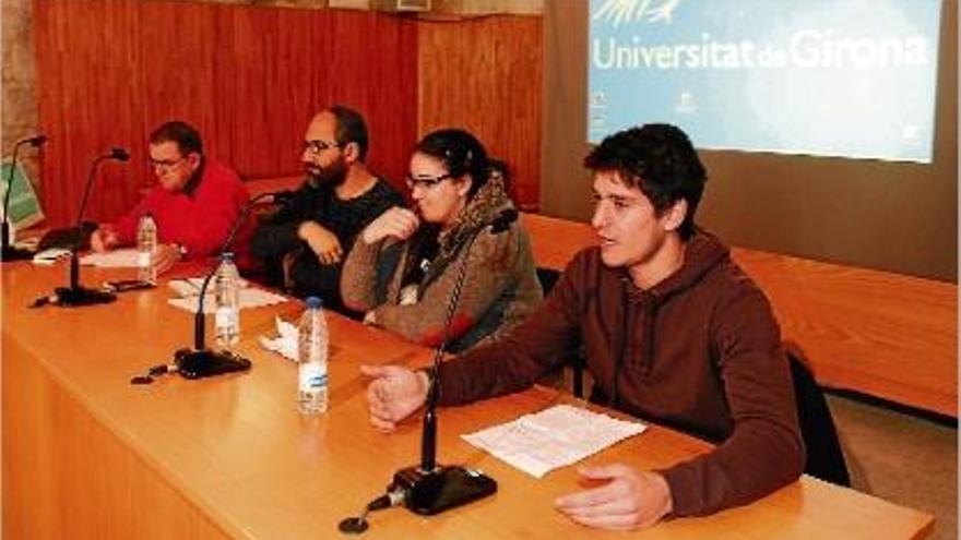 La campanya es va presentar ahir al migdia a la Facultat de Lletres de la Universitat de Girona.