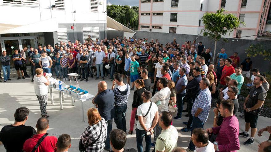 Participantes en una bolsa de trabajo convocada por el Ayuntamiento el pasado año.