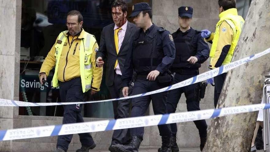 Un herido en un atraco en un piso en Madrid que motivó un gran despliegue policial
