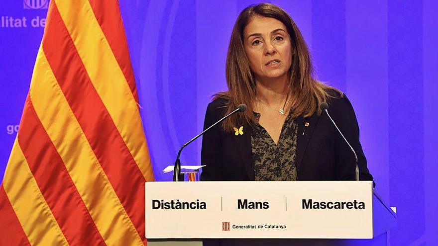 La consellera Meritxel Budó deixa la negociació dels pressupostos en mans dels partits