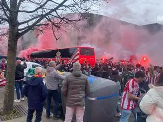 VÍDEO: así fue el increíble recibimiento al Sporting