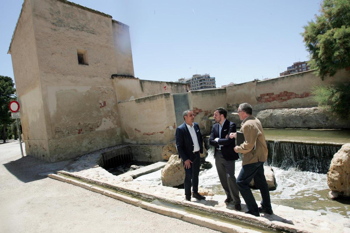 Pablo Ruz, con Vicente Granero y Gregorio Alemañ, en una imagen de archivo
