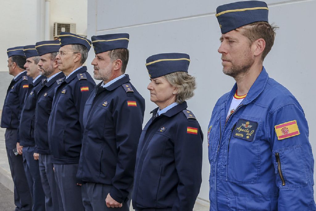 Todas las imágenes de la visita de la ministra de Defensa a la Academia General del Aire de San Javier