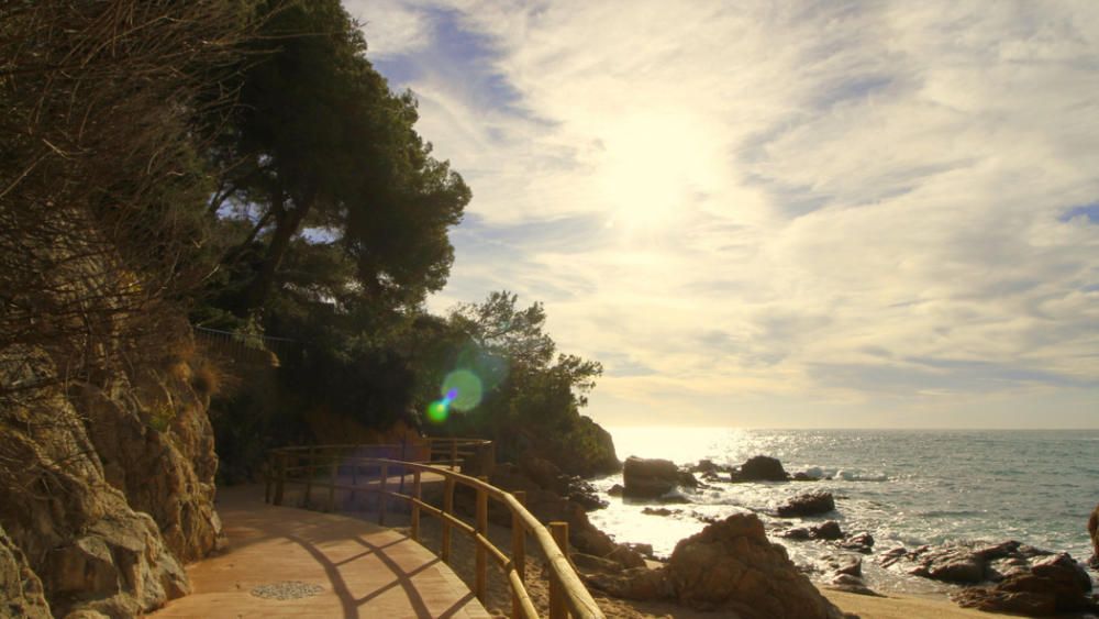 Obertura del tram de camí de ronda Blanes-Lloret