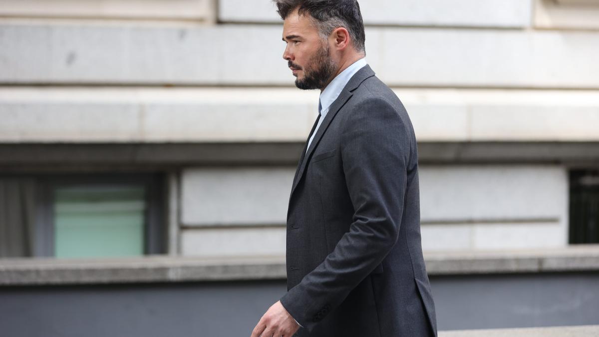 El portavoz de ERC en el Congreso, Gabriel Rufián.