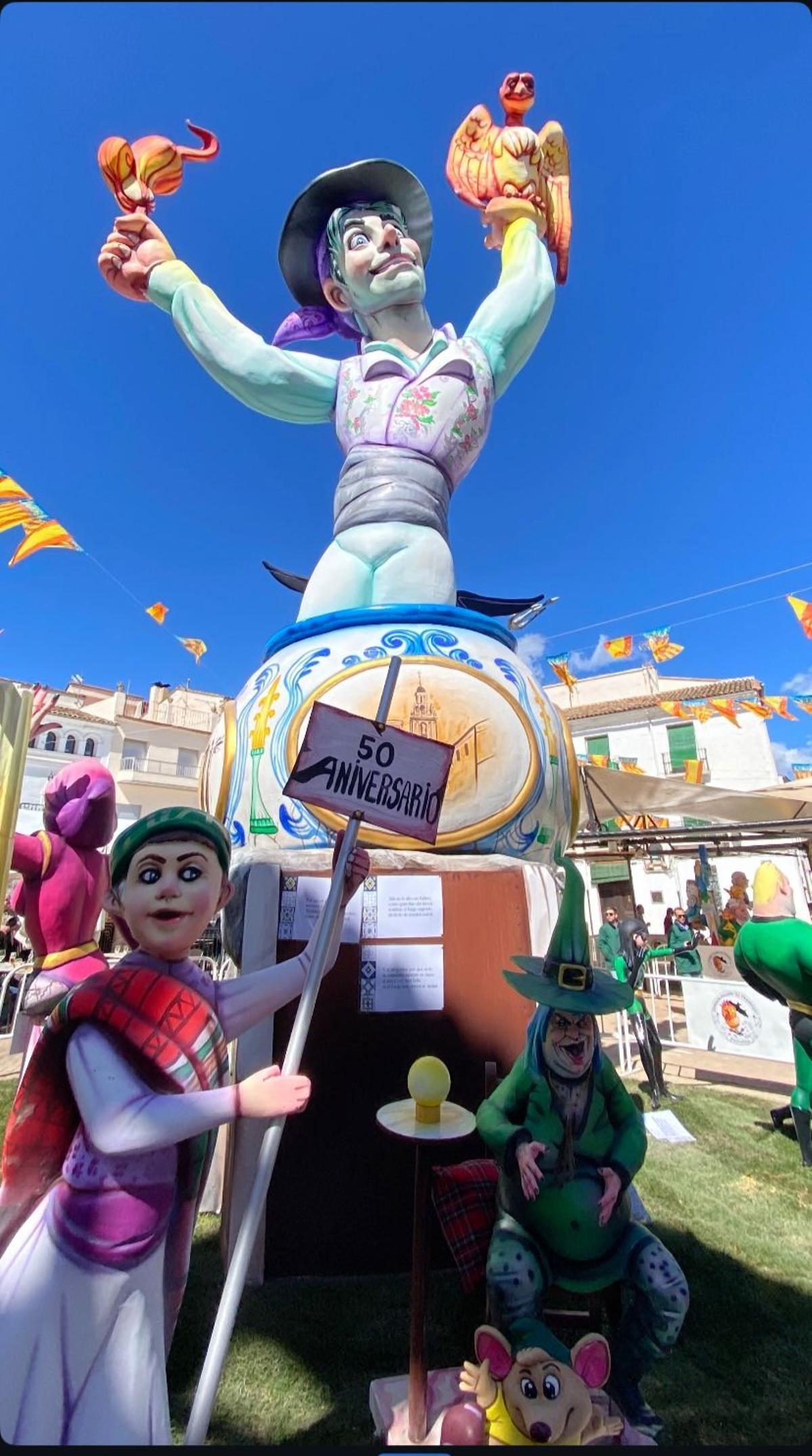 La falla del Trampot de Enguera.