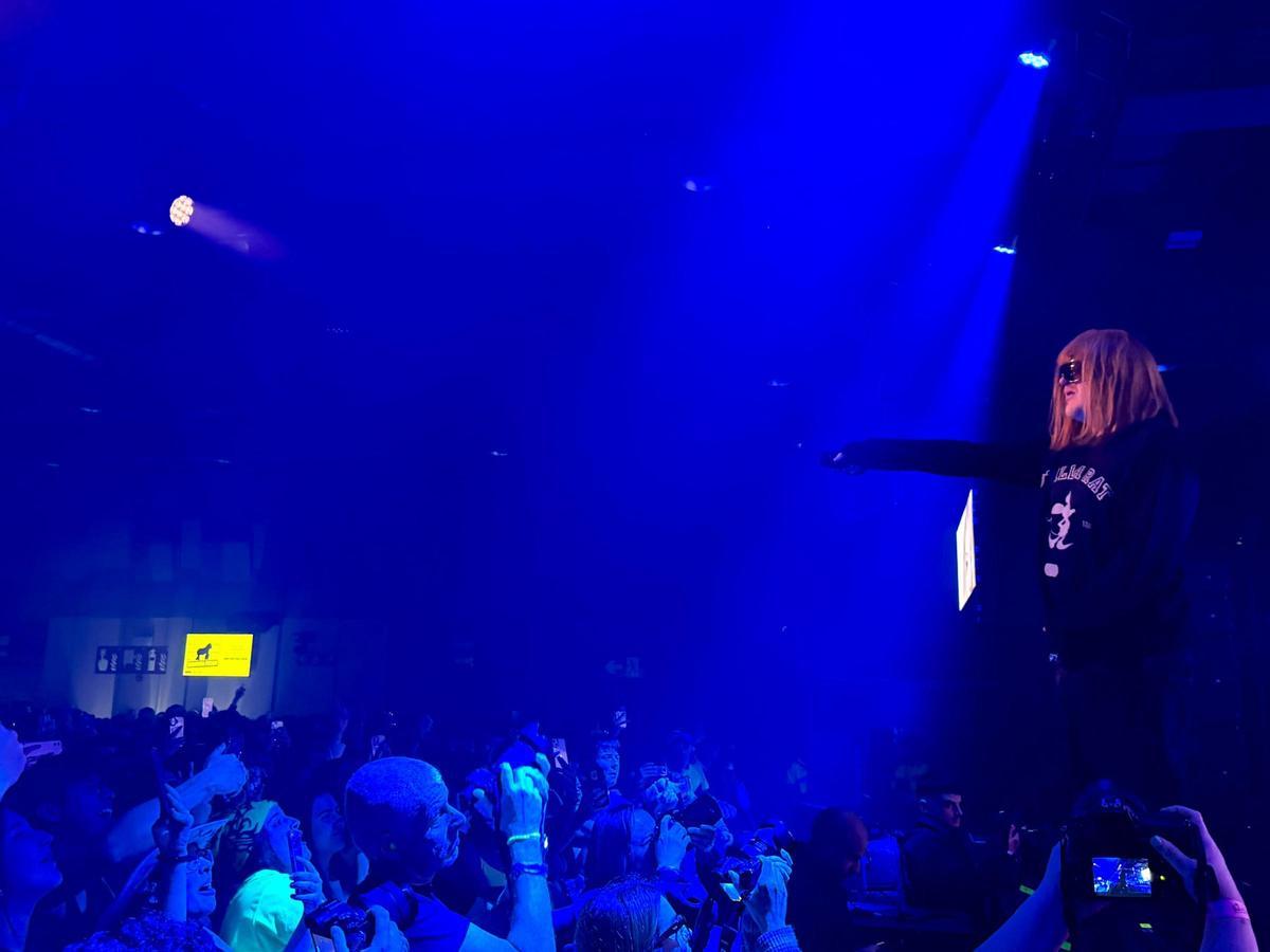 Rusowsky en su concierto en el Roig Arena