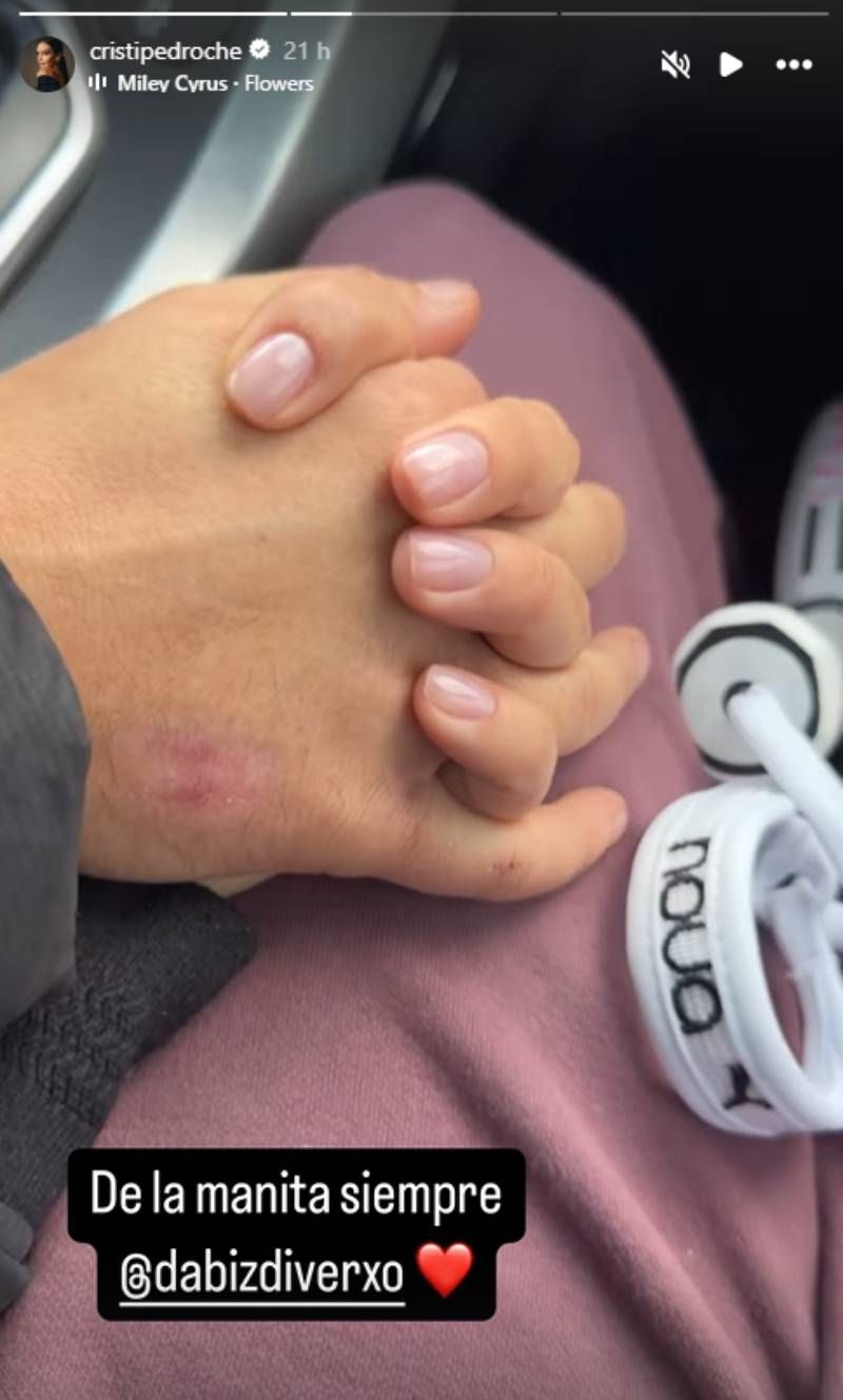 La mano de Pedroche y David Muñoz