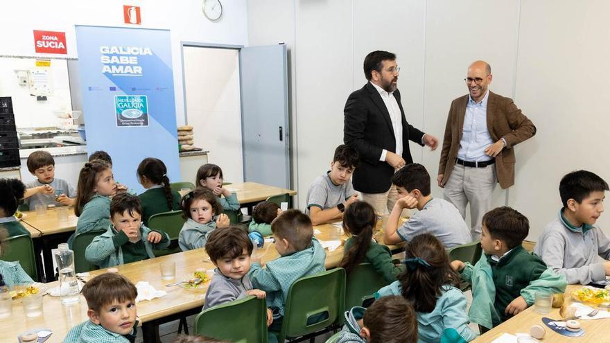 Mexillón de Galicia entra nas aulas para fomentar unha alimentación saudable