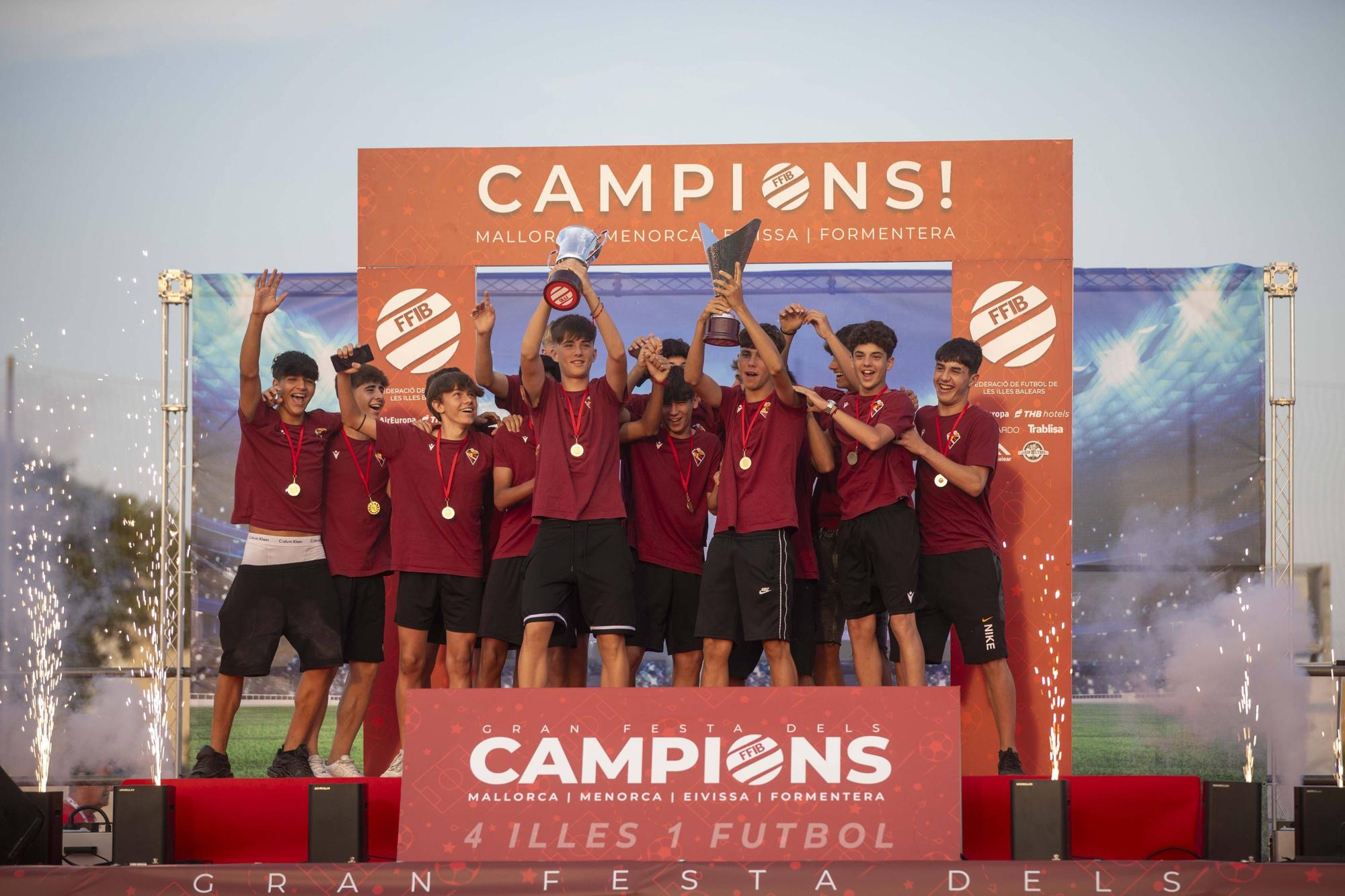 La Gran Festa dels Campions del fútbol base en imágenes