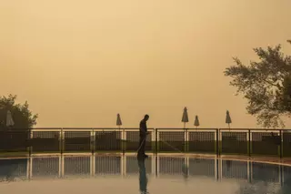 Los restos volátiles de los incendios rebajan a «mala» o «pésima» la calidad del aire