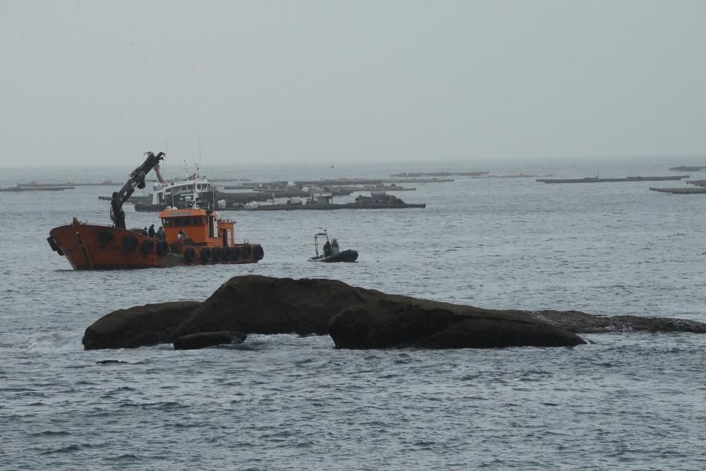 El narcosubmarino de Aldán abre la escotilla